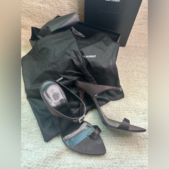 Saint Laurent Dive Open Toe Mules - Picture 11 of 12